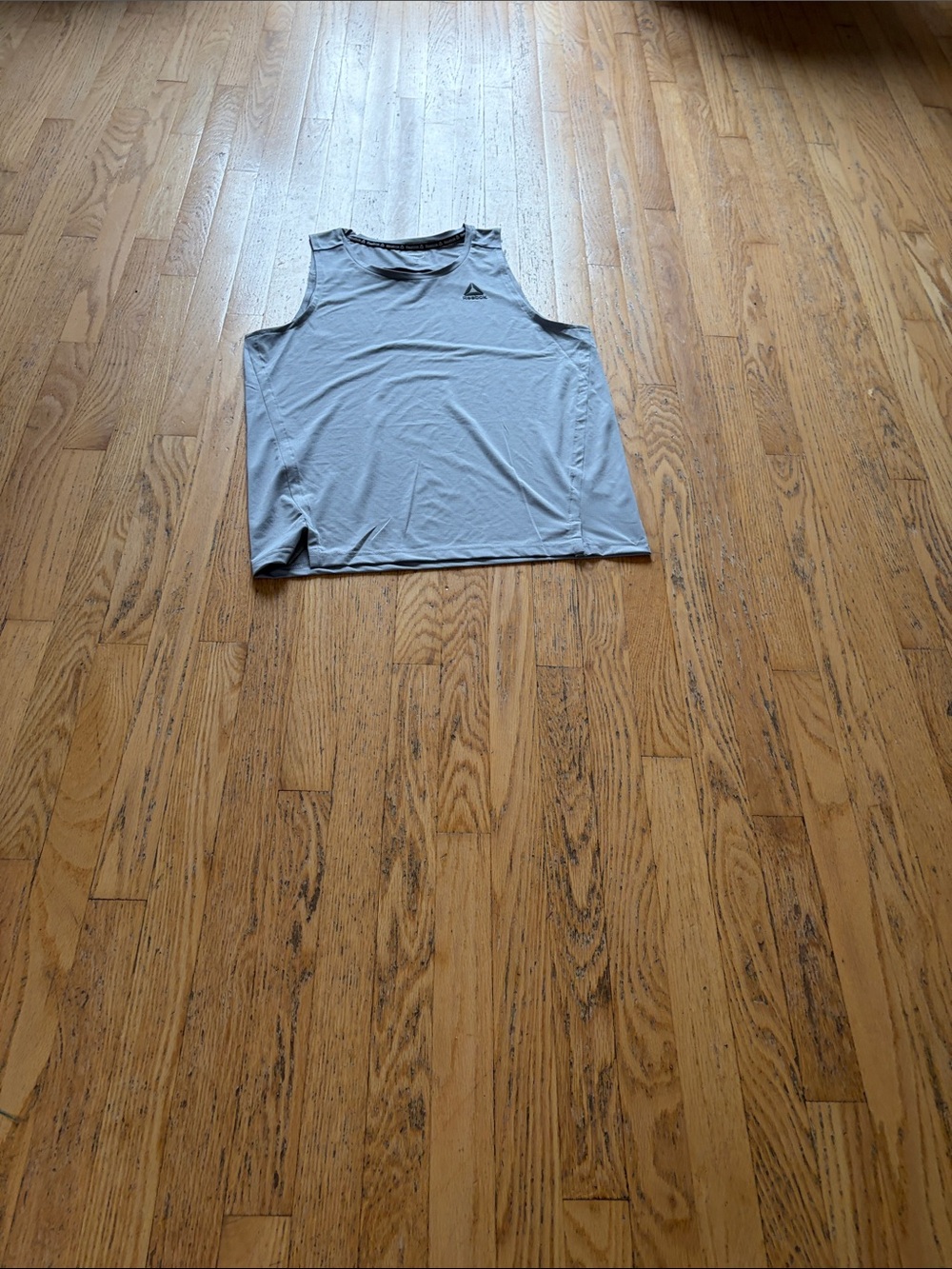 Reebok Light Gray Athletic Tank Top